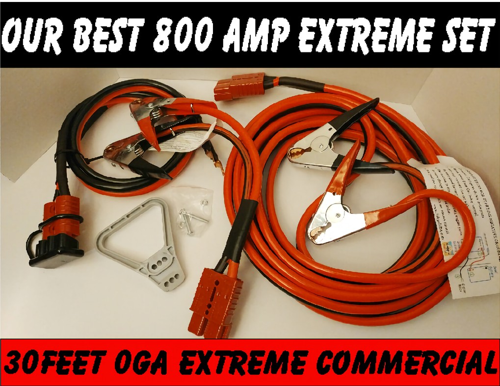 800amp Commercial Jump Cable Set